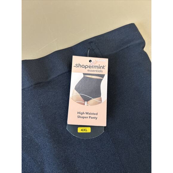 New Shapermint Essentials High Rise Shapewear Black 4XL Brief - Picture 3 of 6